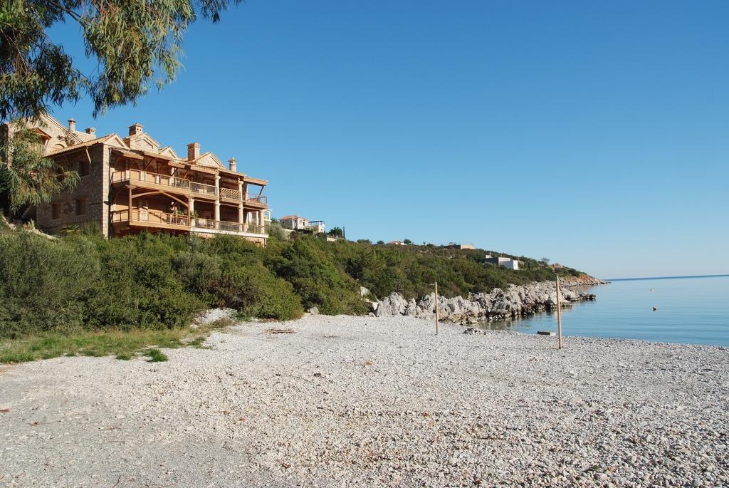 Secret Arcadia Bay - Maisonette Breathtaking Sea & Mountain View-Just On The Beach Agios Andreas  ภายนอก รูปภาพ